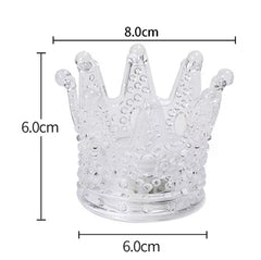 Crown Candle Light Pair