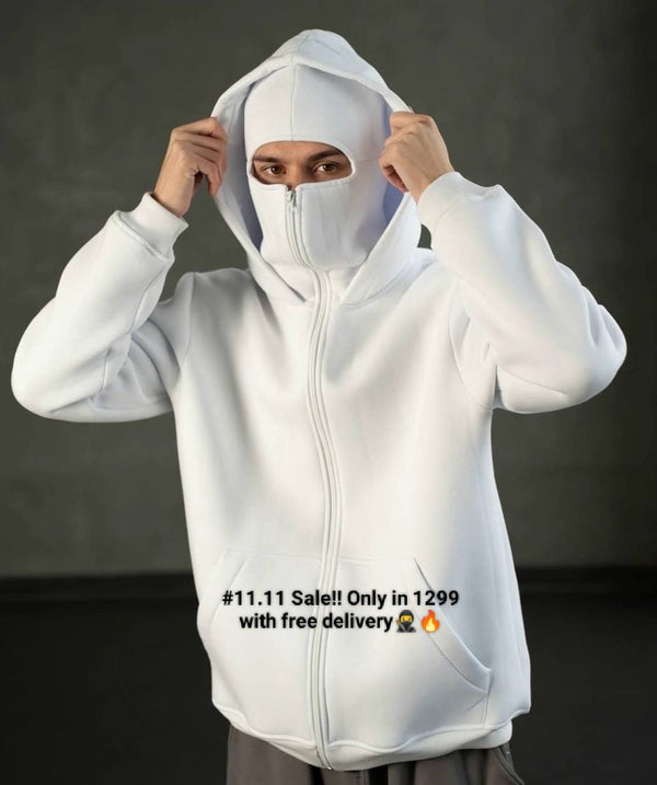 Black Lava Hoodie front view