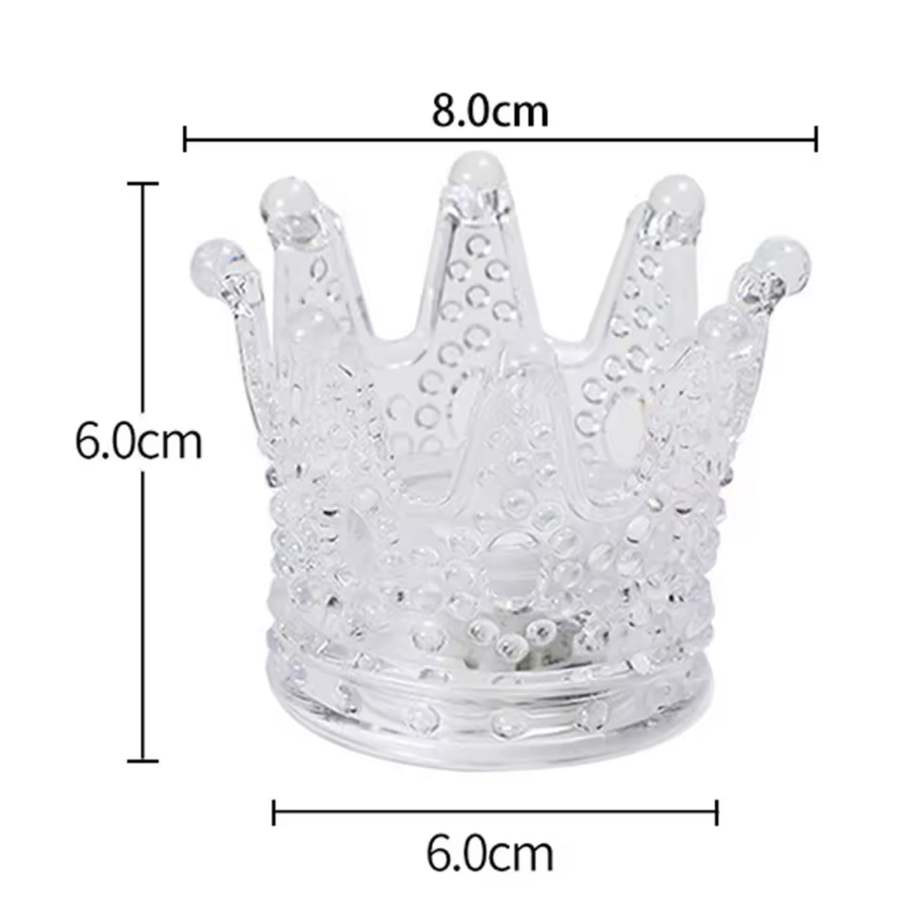 Crown Candle Light Pair – Elegant Home & Event Décor