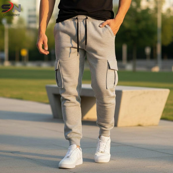 Cargo pocket trouser front view