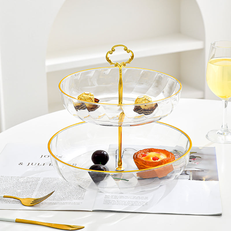 Double Storage Plate – Kitchen Organizer & Serving Solution